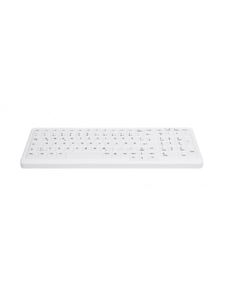 CHERRY AK-C7000 tastiera Medico RF Wireless QWERTZ Tedesco Bianco
