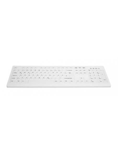 CHERRY AK-C8100F-U1-W/GE tastiera Medico USB QWERTZ Tedesco Bianco