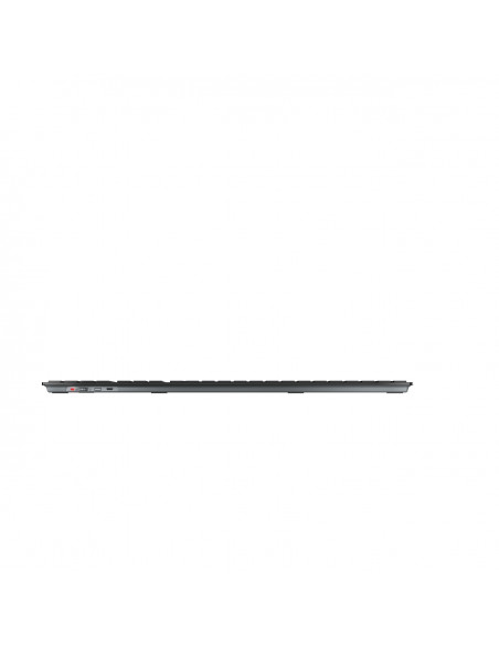 CHERRY DW 9500 SLIM tastiera Mouse incluso Universale RF senza fili + Bluetooth QWERTY Inglese Nero, Grigio