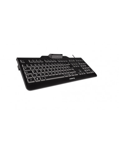 CHERRY KC 1000 SC tastiera Ufficio USB QWERTY Inglese US Nero