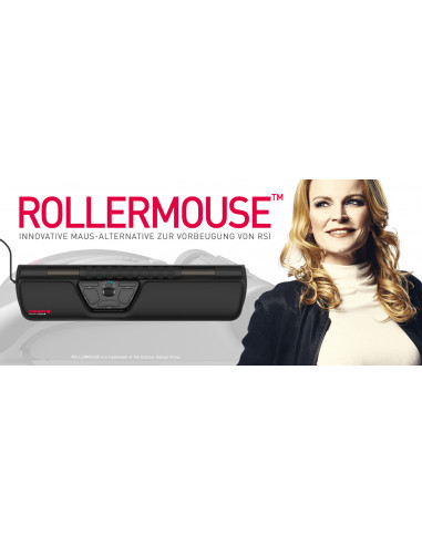 CHERRY ROLLERMOUSE™ mouse Ufficio Ambidestro USB tipo A Ottico 2800 DPI