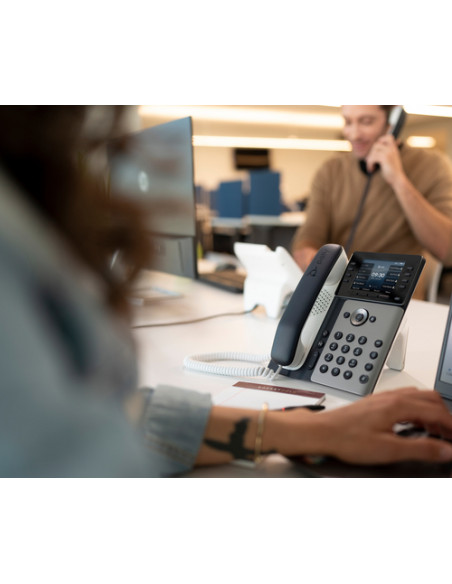 POLY Telefono IP Edge E300 abilitato per PoE