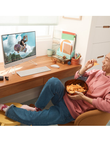 HP 24-cb1042nl Intel® Core™ i5 i5-1235U 60,5 cm (23.8") 1920 x 1080 Pixel PC All-in-one 8 GB DDR4-SDRAM 512 GB SSD Windows 11