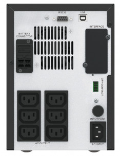 APC Easy UPS SMV gruppo di continuità (UPS) A linea interattiva 1 kVA 700 W 6 presa(e) AC 2