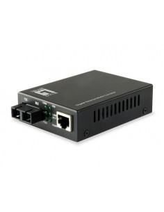 LevelOne GVT-2002 convertitore multimediale di rete 1000 Mbit/s 1310 nm Modalità singola Nero
