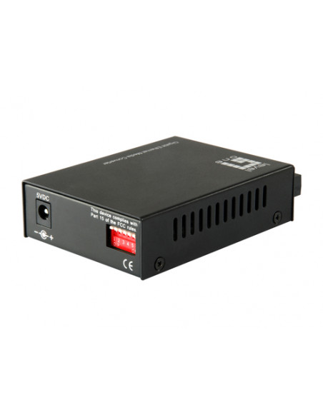 LevelOne GVT-2002 convertitore multimediale di rete 1000 Mbit/s 1310 nm Modalità singola Nero