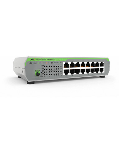 Allied Telesis AT-FS710/16-50 Non gestito Fast Ethernet (10/100) 1U Verde, Grigio