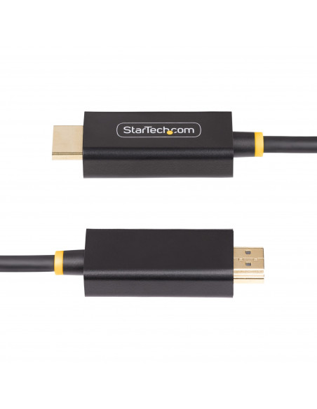 StarTech.com Cavo da DisplayPort a HDMI da 1m, 4K 60 Hz con HDR, Adattatore da DisplayPort a HDMI 2.0b, Convertitore video attiv