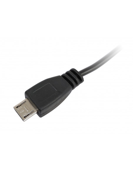 Equip 119038 cavo e adattatore video 0,2 m VGA (D-Sub) + 3.5mm DVI-D + USB Nero