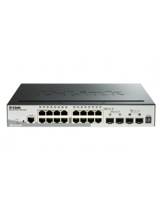 D-Link DGS-1510 Gestito L3 Gigabit Ethernet (10/100/1000) Supporto Power over Ethernet (PoE) Nero