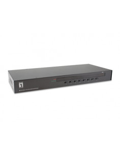LevelOne KVM-3208 switch per keyboard-video-mouse (kvm) Montaggio rack Nero