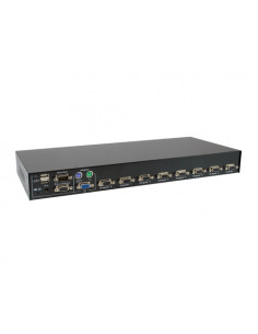 LevelOne KVM-3208 switch per keyboard-video-mouse (kvm) Montaggio rack Nero 2