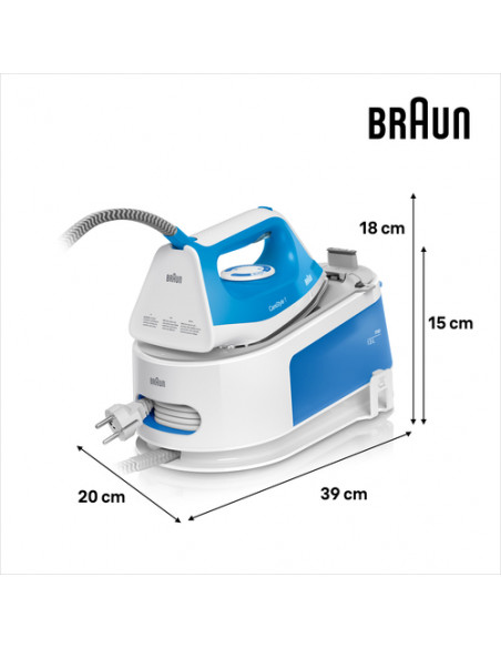 Braun CareStyle 1 Ferro da stiro con caldaia IS1012BL