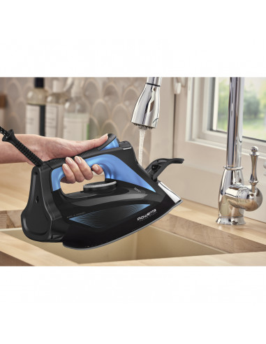 Rowenta DW5310 Ferro a vapore Piastra solare Microsteam 400 HD Laser 2700 W Nero, Blu