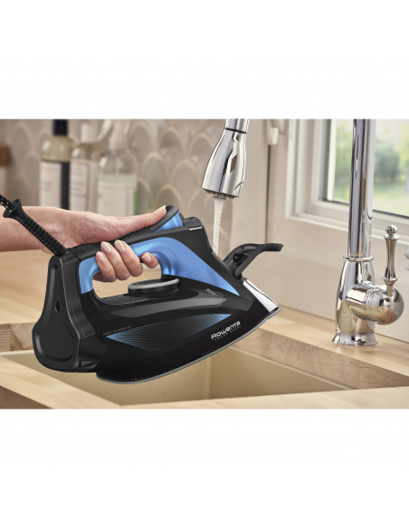 Rowenta DW5310 Ferro a vapore Piastra solare Microsteam 400 HD Laser 2700 W Nero, Blu