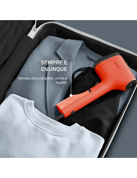 Rowenta Pure Pop DR2022 Vapore per indumenti portatile Corallo