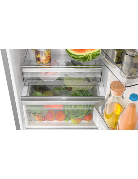 Bosch Serie 6 KGN39AIAT frigorifero con congelatore Libera installazione 363 L A Acciaio inox