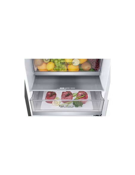 LG GBB72PZVCN1 frigorifero con congelatore Libera installazione 384 L C Acciaio inox
