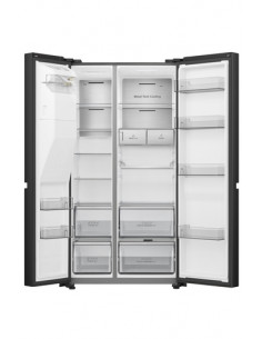Hisense RS818N4TFE frigorifero side-by-side Libera installazione 632 L E Nero 2