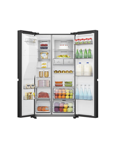 Hisense RS818N4TFE frigorifero side-by-side Libera installazione 632 L E Nero