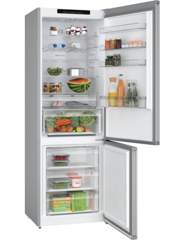 Bosch Serie 4 KGN492LDF frigorifero con congelatore Libera installazione 440 L D Acciaio inox