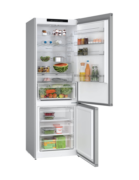Bosch Serie 4 KGN492LDF frigorifero con congelatore Libera installazione 440 L D Acciaio inox