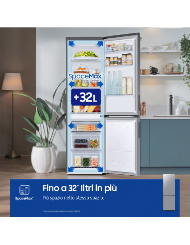 Samsung Frigorifero Combinato EcoFlex 1.85m 344L RB33B610ESA