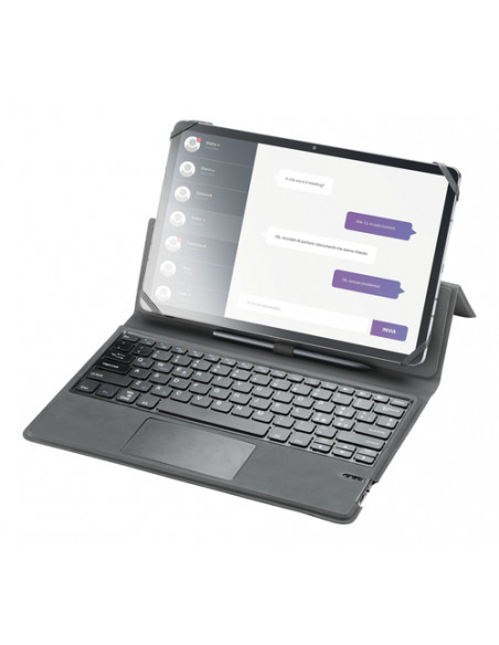 Cellularline Keyboard Case - Tablet fino a 11'' Custodia universale per Tablet fino a 11’’ con tastiera wireless integrata