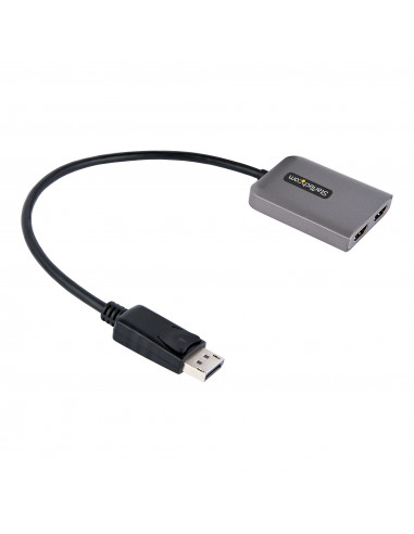 StarTech.com Adattatore da DisplayPort a HDMI - DisplayPort 1.4 MST Hub con cavo da 30 cm - Convertitore DP Doppio HDMI 4K 60Hz 