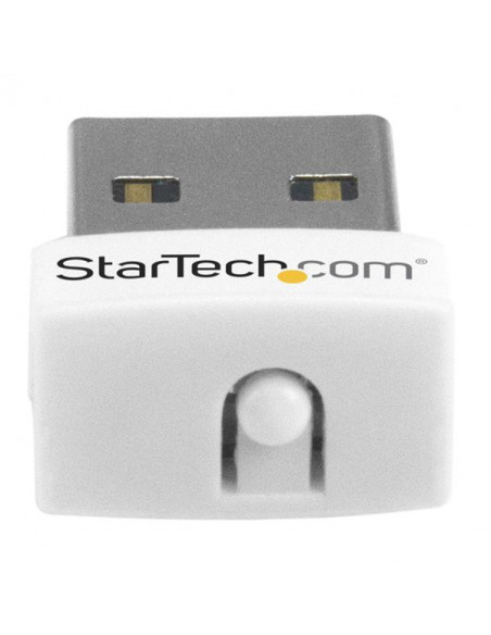 StarTech.com Adattatore di rete wireless N mini USB 150 Mbps - Adattatore WiFi USB 802.11n/g 1T1R - Bianco