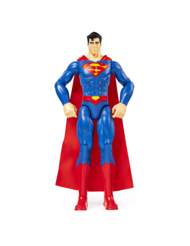 DC Comics | SUPERMAN | Personaggio Superman 30 cm | Personaggio 30 cm con decorazioni originali, mantello e 11 punti di articola