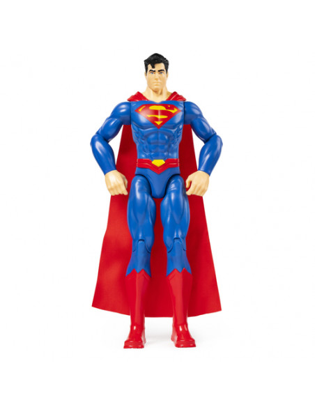 DC Comics | SUPERMAN | Personaggio Superman 30 cm | Personaggio 30 cm con decorazioni originali, mantello e 11 punti di articola