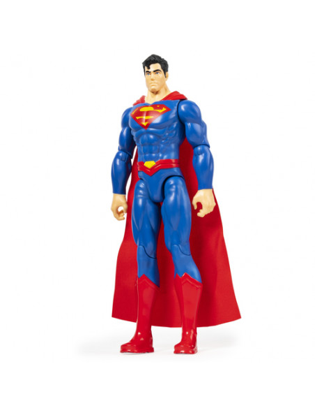 DC Comics | SUPERMAN | Personaggio Superman 30 cm | Personaggio 30 cm con decorazioni originali, mantello e 11 punti di articola
