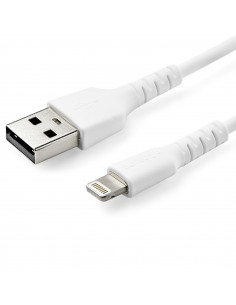 StarTech.com Cavo da USB-A a Lightening da 2m di colore bianco - Robusto e resistente cavo di alimentazione/sincornizzazione in