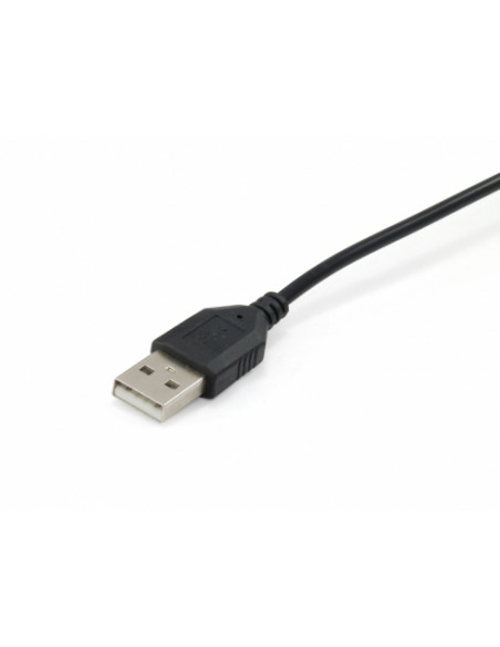 Conceptronic CCHATSTARU2B cuffia e auricolare Cablato A Padiglione Musica e Chiamate USB tipo A Nero, Rosso