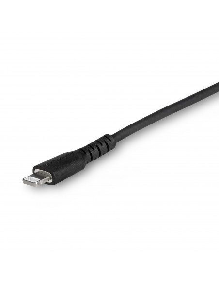 StarTech.com Cavo durevole da USB-C a Lightning da 1m nero - Cavo di alimentazione/sincronizzazione in Fibra aramidica robusta p