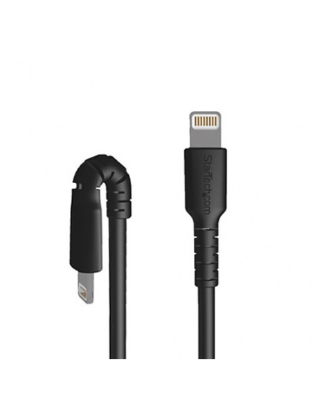 StarTech.com Cavo durevole da USB-C a Lightning da 1m nero - Cavo di alimentazione/sincronizzazione in Fibra aramidica robusta p
