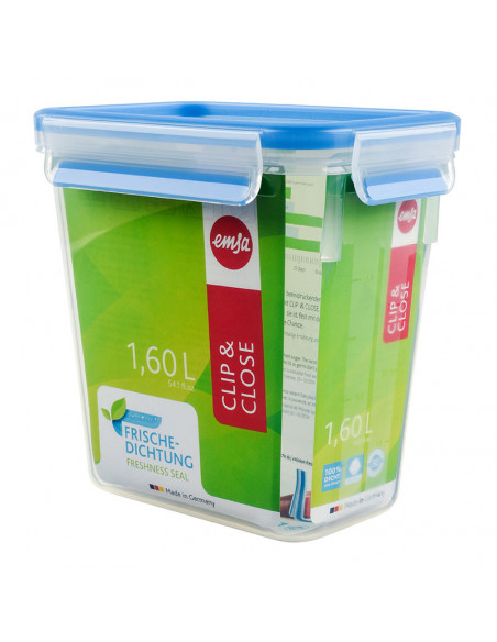 EMSA 508543 recipiente per cibo Rettangolare Scatola 1,5 L Trasparente 6 pz
