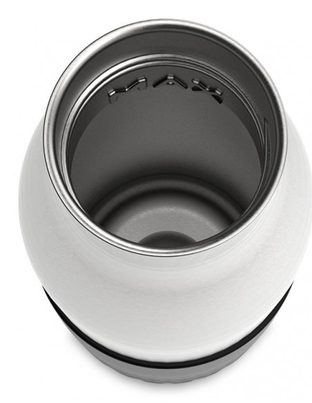 EMSA Bludrop Sleeve N3110500 borraccia Fitness, Sport 500 ml Acciaio inox Nero, Acciaio inox