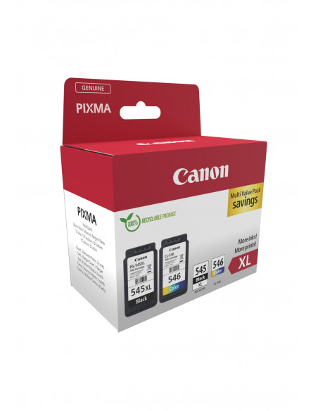 Canon 8286B012 cartuccia d'inchiostro 2 pz Originale Resa elevata (XL) Nero, Ciano, Magenta, Giallo
