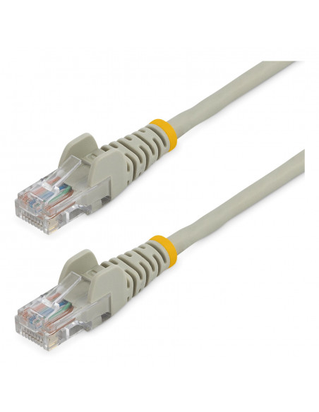 StarTech.com Cavo di Rete da 50cm Grigio Cat5e Ethernet RJ45 Antigroviglio