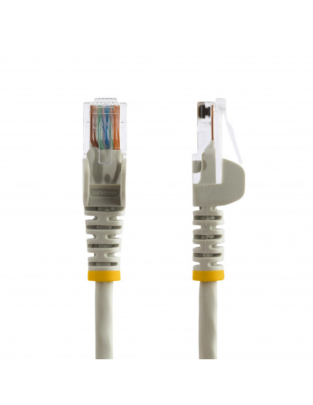 StarTech.com Cavo di Rete da 50cm Grigio Cat5e Ethernet RJ45 Antigroviglio