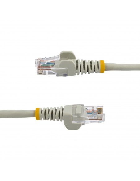 StarTech.com Cavo di Rete da 50cm Grigio Cat5e Ethernet RJ45 Antigroviglio