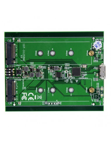 StarTech.com Box Esterno USB 3.1 (10Gbit/s) a 2 Slot - Enclosure M.2 NGFF SSD SATA - RAID