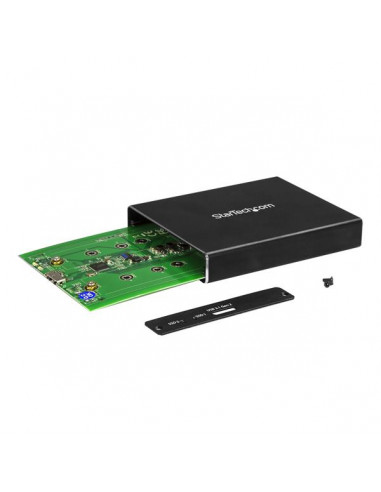 StarTech.com Box Esterno USB 3.1 (10Gbit/s) a 2 Slot - Enclosure M.2 NGFF SSD SATA - RAID