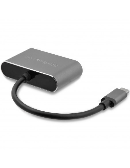 StarTech.com Adattatore USB-C a VGA + HDMI 2 in 1 - 4K 30Hz - Grigio Siderale