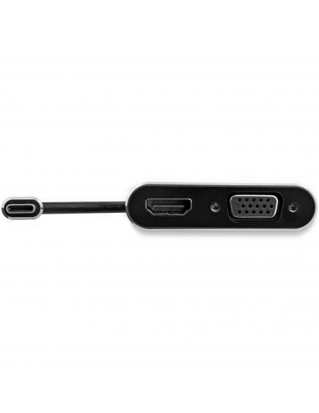 StarTech.com Adattatore USB-C a VGA + HDMI 2 in 1 - 4K 30Hz - Grigio Siderale