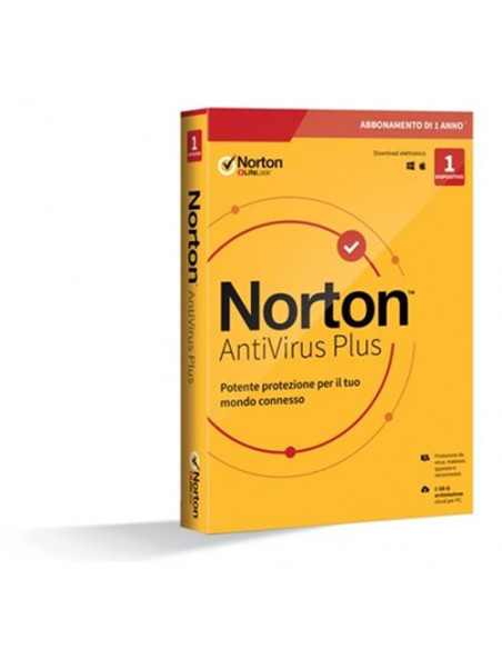 Norton AntiVirus Plus 2020 Sicurezza antivirus Full 1 licenza/e 1 anno/i