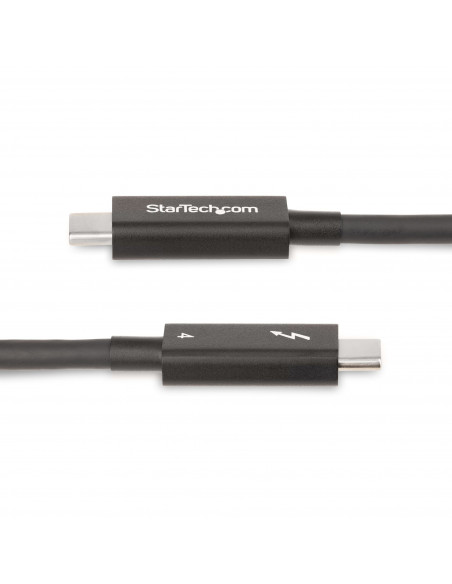 StarTech.com A40G2MB-TB4-CABLE Cavo Thunderbolt 2 m 40 Gbit/s Nero