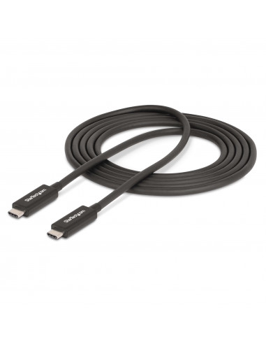 StarTech.com A40G2MB-TB4-CABLE Cavo Thunderbolt 2 m 40 Gbit/s Nero